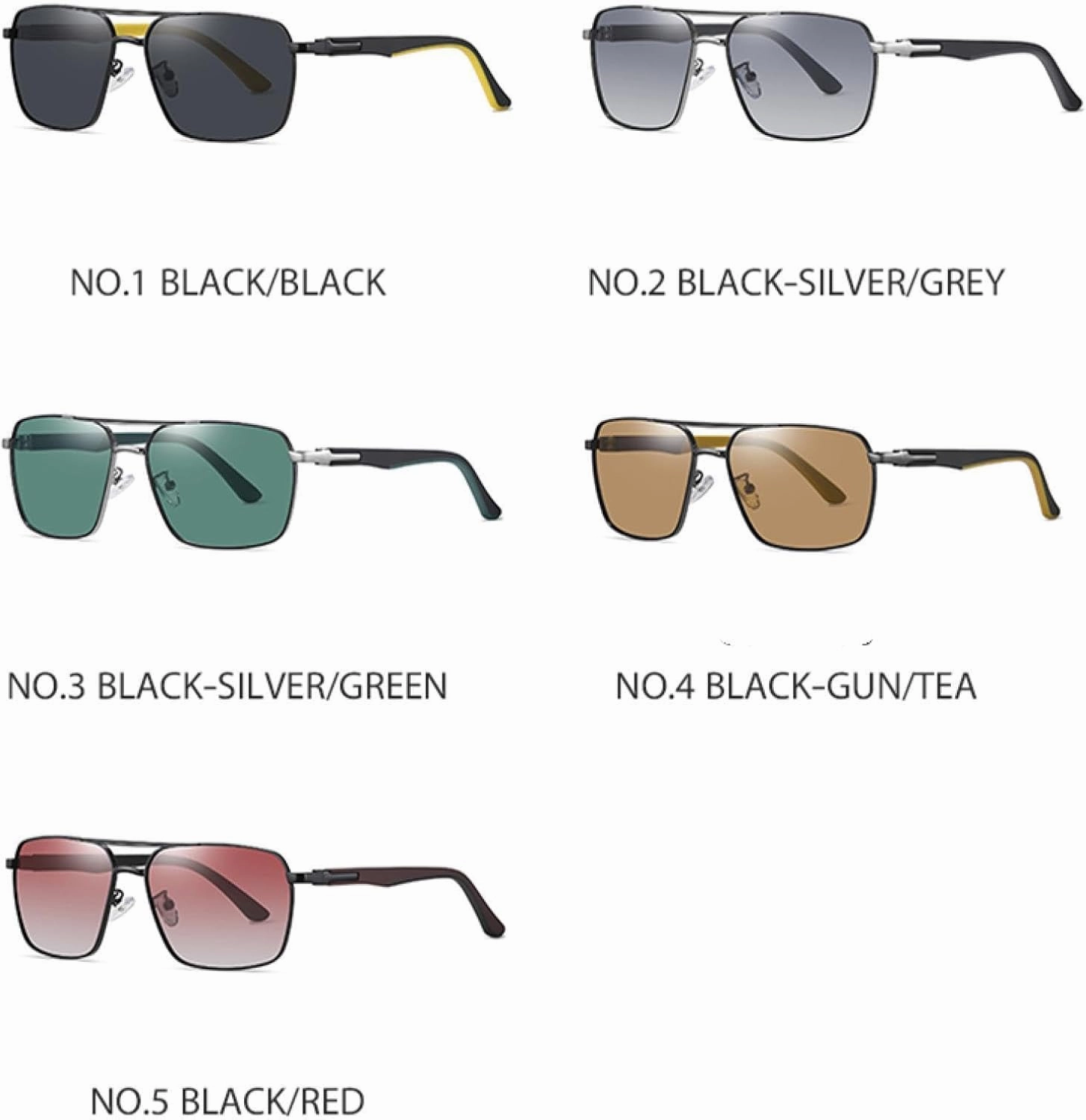 Uv400 Sunglasses Men Sun Glasses Women Metal Eyeglasses Sports Travel Shade Eyewear