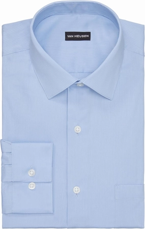 Van Heusen Men's Dress Shirt Regular Fit Everyday Defense Stretch