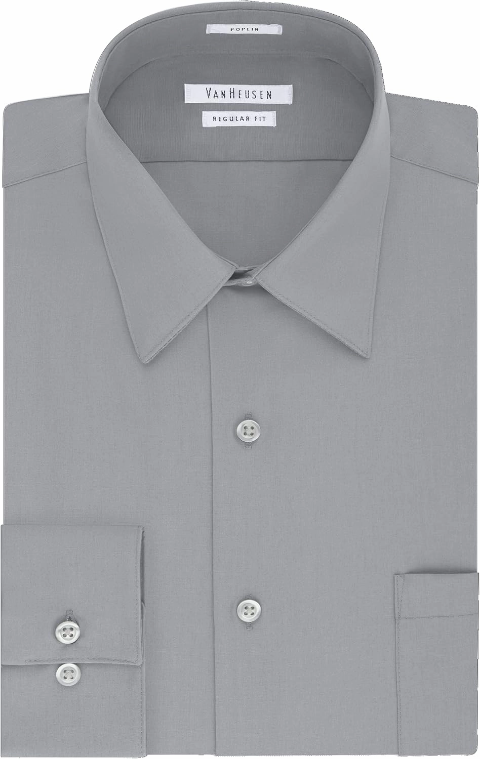 Van Heusen Men's Tall FIT Dress Shirts Poplin