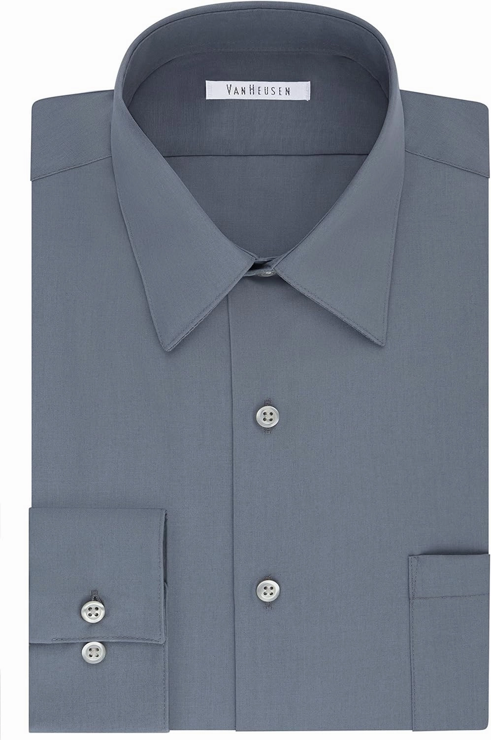 Van Heusen Men's Tall FIT Dress Shirts Poplin