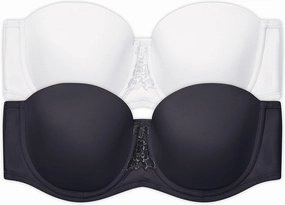 Vanity Fair Women's Beauty Back Smoothing Strapless Bra, 4-Way Stretch Fabric, Lightly Lined Cups Up to H