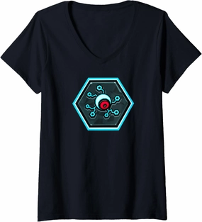 Vectron Emblem | SteamWorld V-Neck T-Shirt