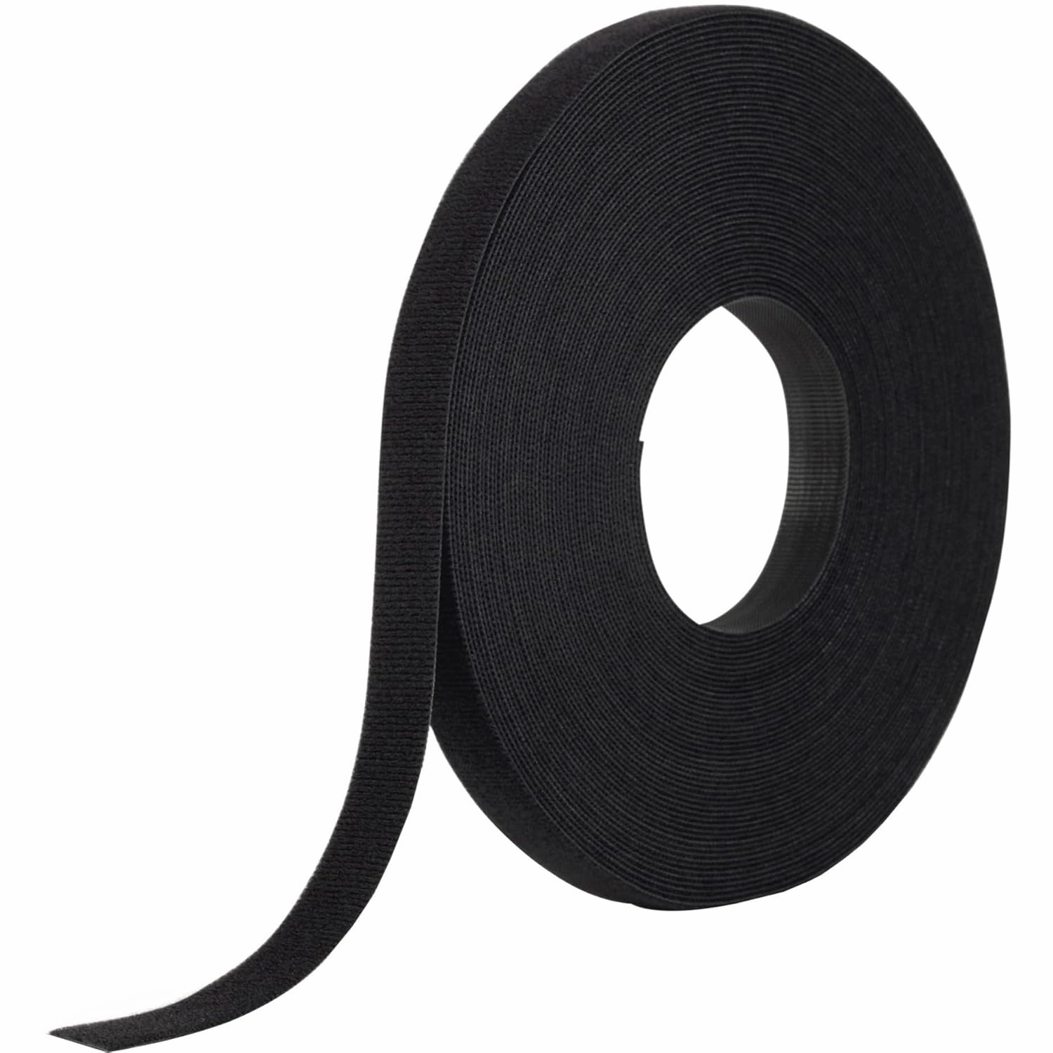 VELCRO Brand ONE_WRAP Tape ¾ " x 25 Yard Double Sided Self Gripping Roll, 189645, Black