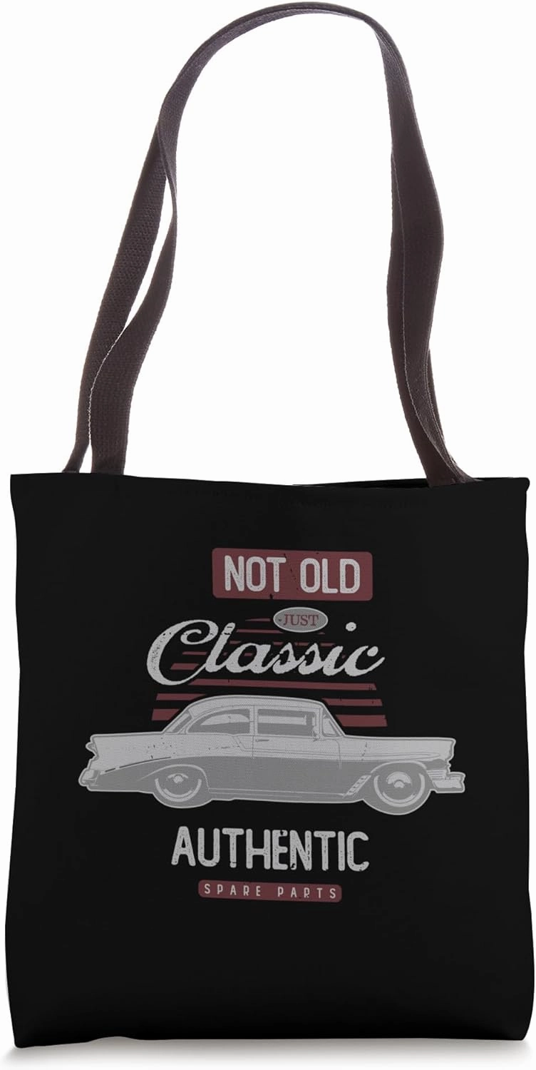 Vintage Car Lovers Not Old Just Classic Tote Bag