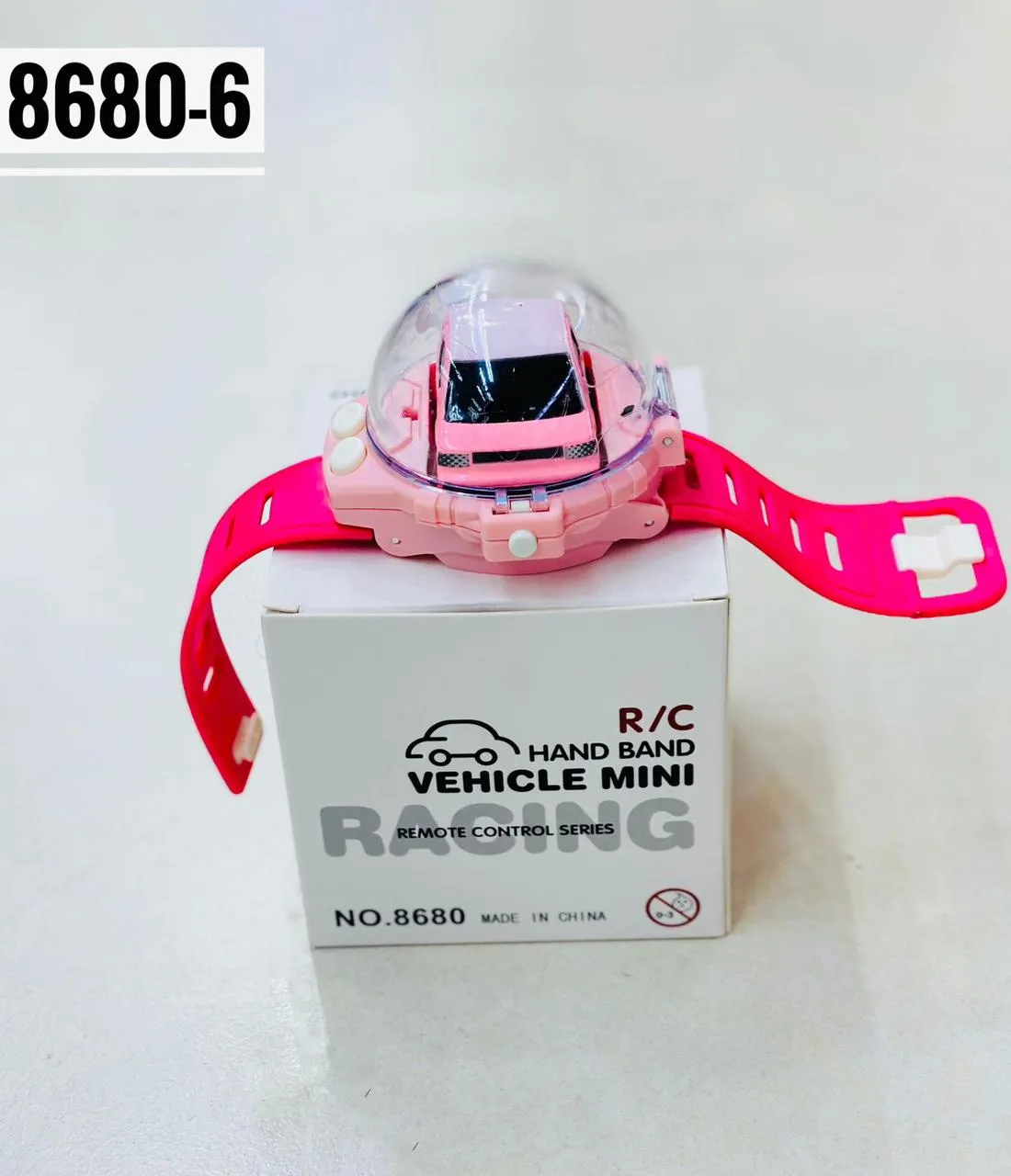 Watch Remote Control Car Toy, 2023 Mini Cartoon RC Car Analog Watch, 2.4G Long Distance Infrared Remote Control Sensing Model Car Toys, Racing Car Watch