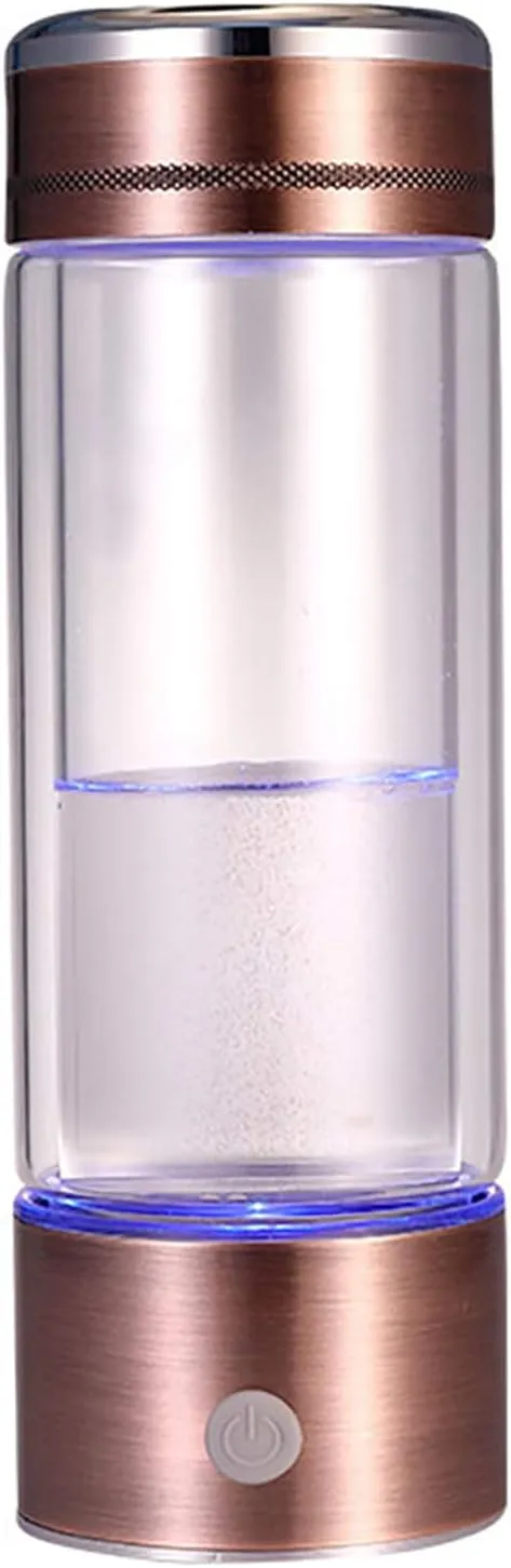 Water Purifiers, Hydrogen Water Bottle Portable Alkaline Water Generator Maker Discharge Ozone and Chlorine Make Hydrogen Content Up to 800-1200 PPB with Mineral Water Adapter for Hiking, Camping 33