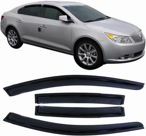 West River for 94215 4pcs Out Channel Style Sun Rain Window Visors Visor Simple installation fast delivery free return and exchange