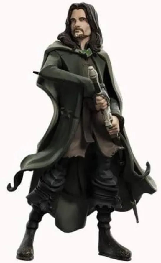 Weta Workshop Collectibles Lord of The Rings Mini Epics Vinyl Aragon 12 cm Figures, Gray, Standard