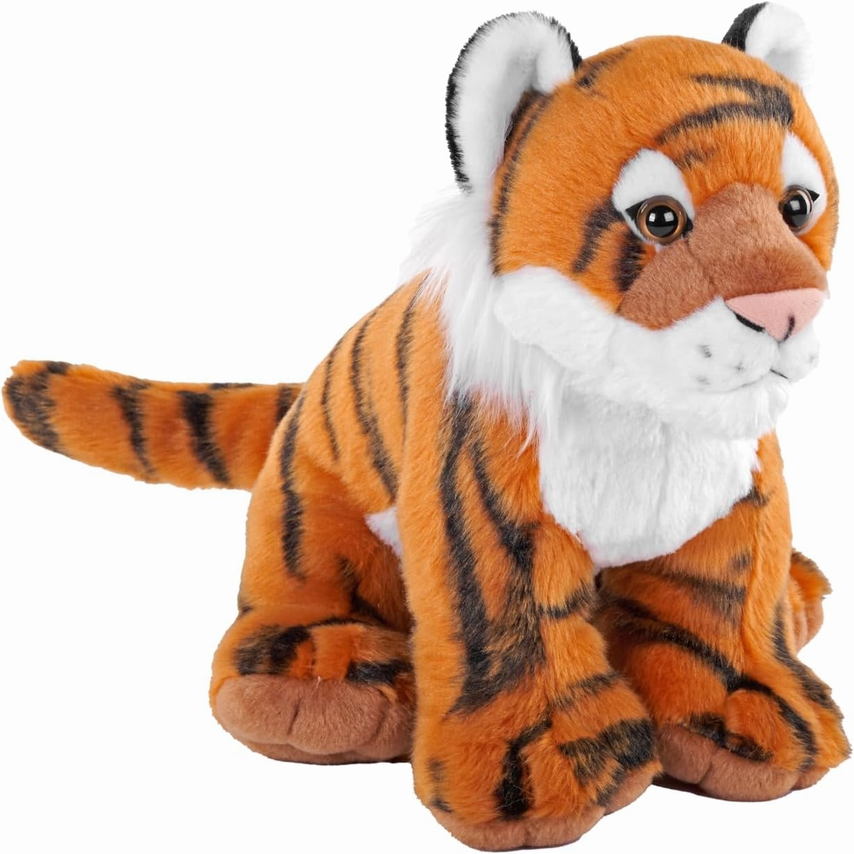 Wild Republic Cuddlekins Adult Tiger, Stuffed Animal, 12 Inches, Plush Toy, Fill is Spun Recycled Water Bottles