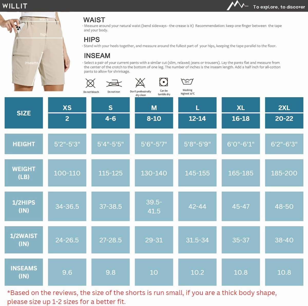 Willit Women's 10" Hiking Cargo Shorts Stretch Golf Active Long Quick Dry Outdoor Summer Shorts