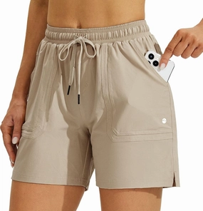 Willit Women's 5" Hiking Shorts Golf Athletic Outdoor Shorts Quick Dry Workout Summer Water Shorts with Pockets
