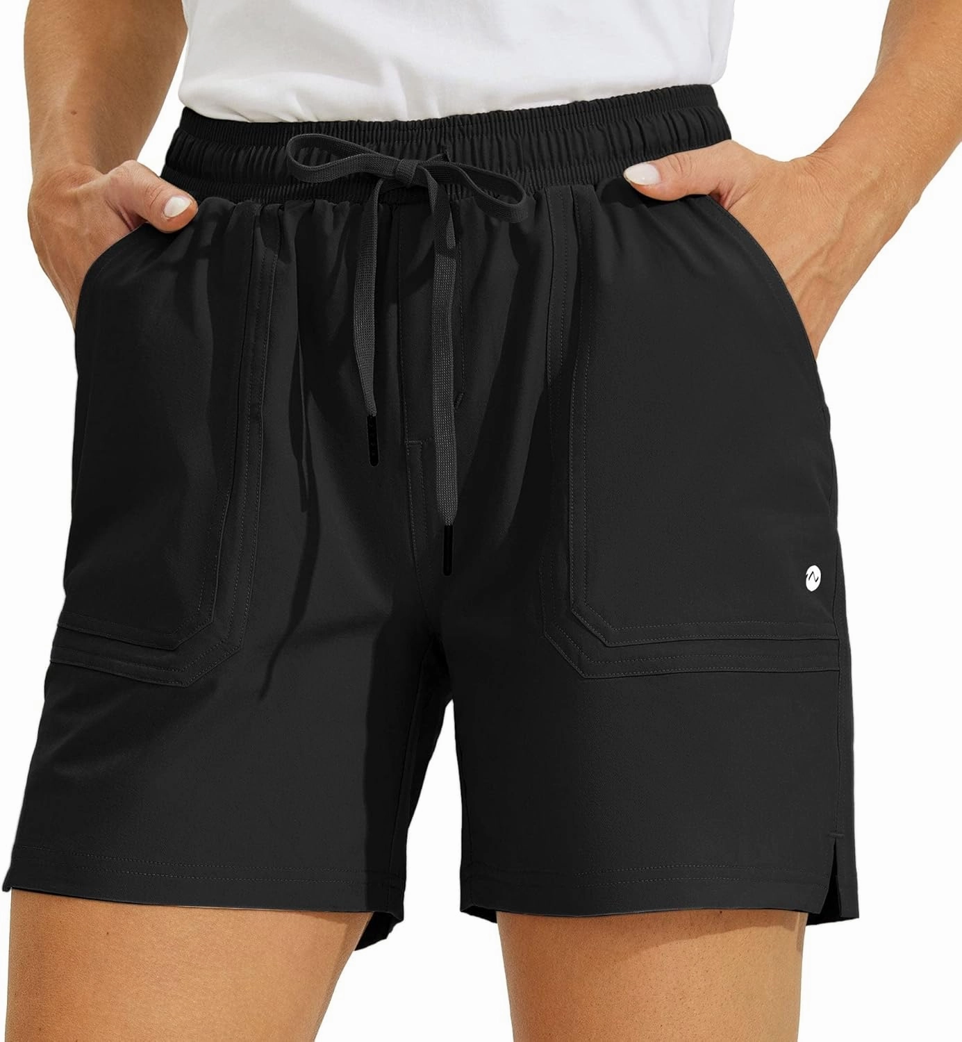 Willit Women's 5" Hiking Shorts Golf Athletic Outdoor Shorts Quick Dry Workout Summer Water Shorts with Pockets