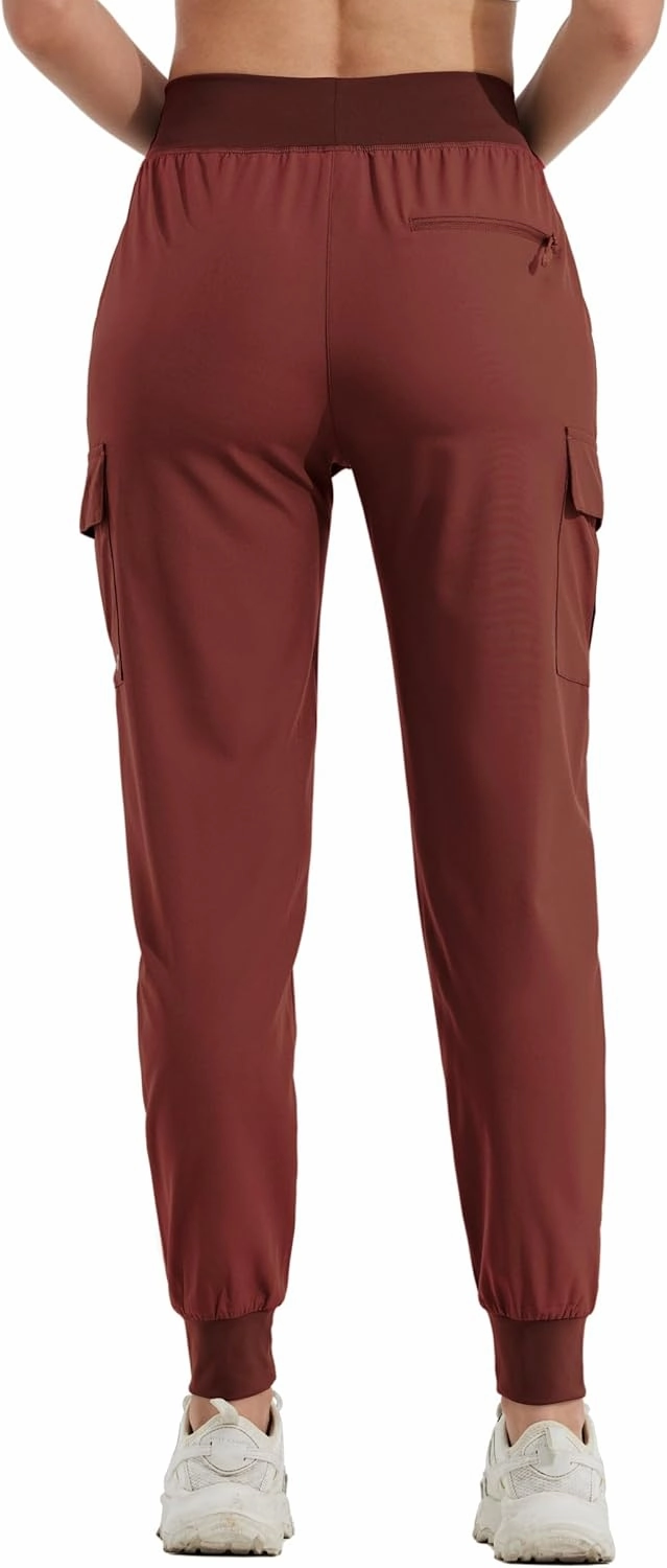 Willit Women's Cargo Hiking Pants Lightweight Athletic Outdoor Travel Joggers Quick Dry Workout Pants Water Resistant