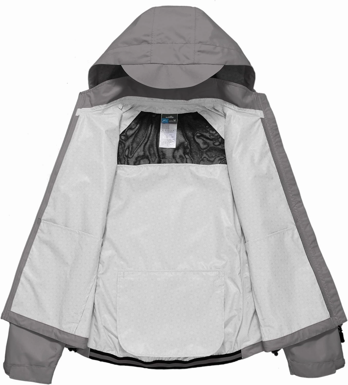 Willit Women's Cycling Running Jackets Rain Windproof Jackets Lightweight Windbreaker Bike Hiking Jacket Packable Hooded