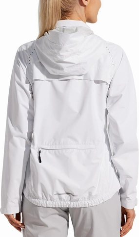 Willit Women's Cycling Running Jackets Rain Windproof Jackets Lightweight Windbreaker Bike Hiking Jacket Packable Hooded