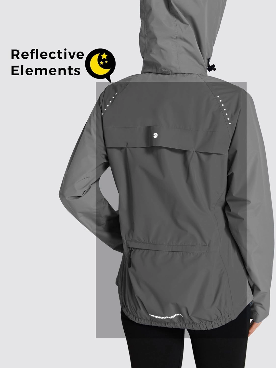 Willit Women's Cycling Running Jackets Rain Windproof Jackets Lightweight Windbreaker Bike Hiking Jacket Packable Hooded
