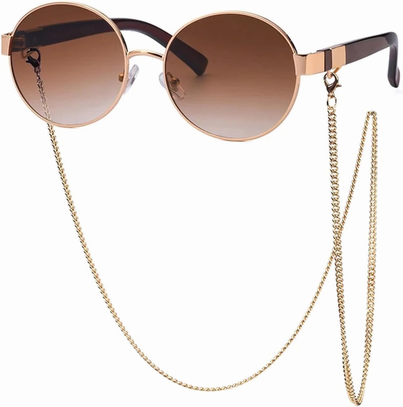 Woman Chain Trendy Fashion Sunglasses Luxury Classic Outdoor Man Retro Sunglasses