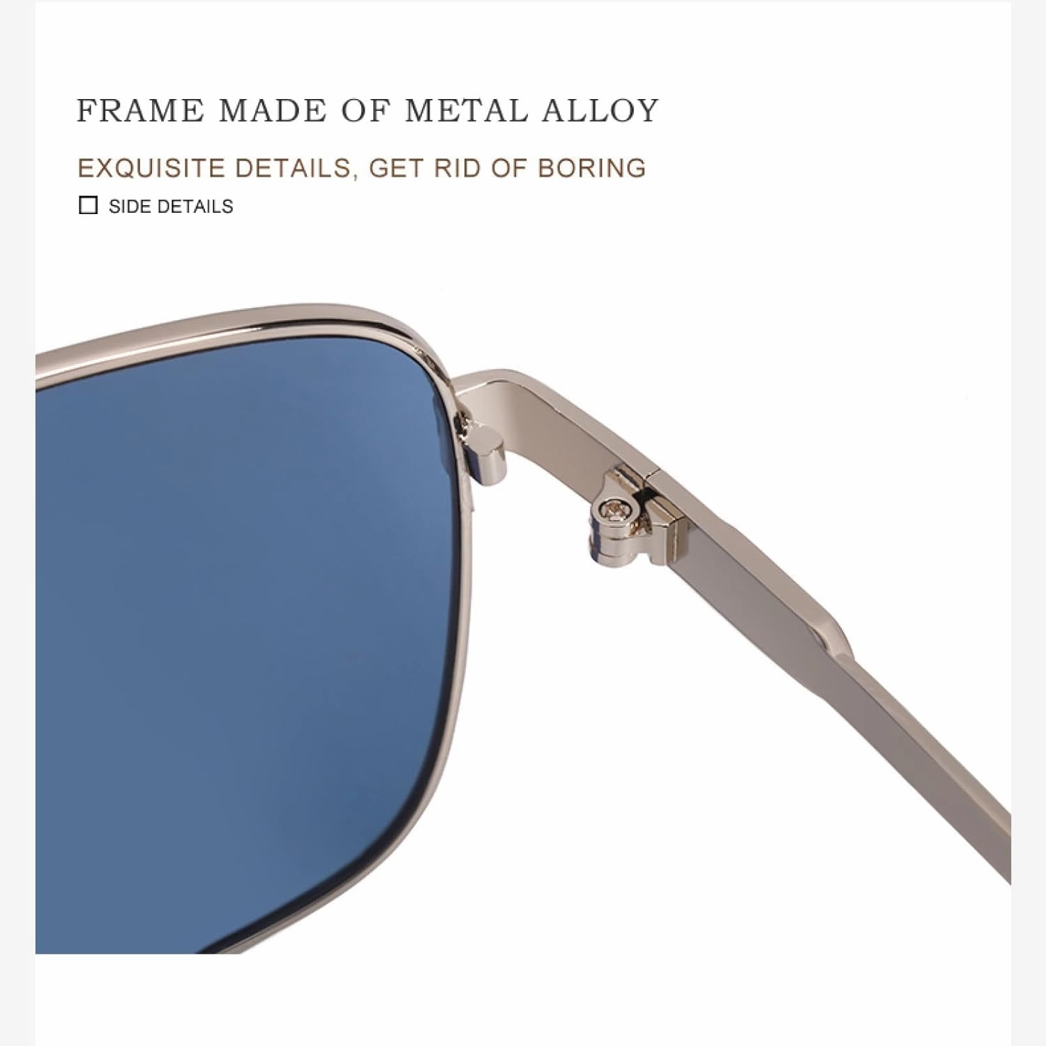 Woman Trendy Fashion Sunglasses Classic Metal Frame Outdoor Man Retro Driving Party
