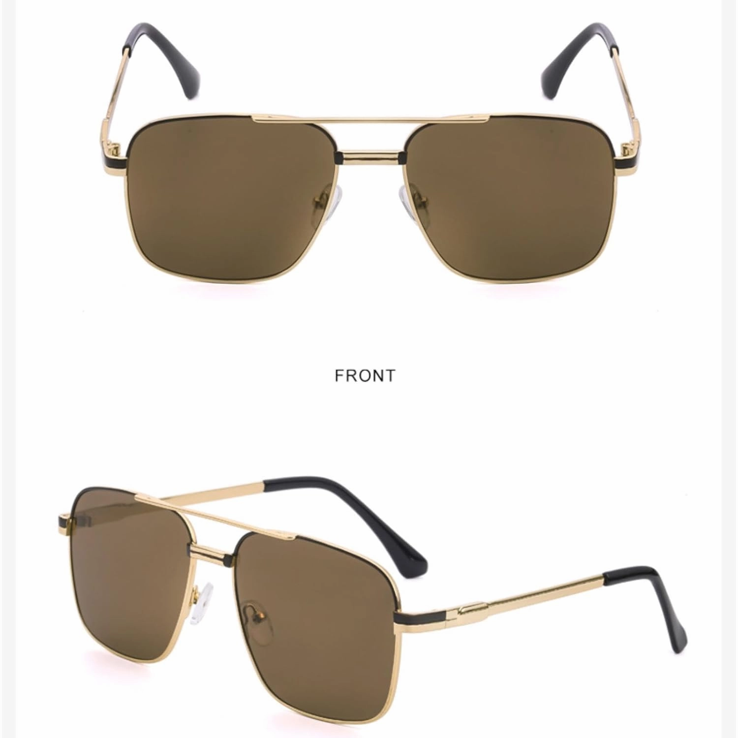 Woman Trendy Fashion Sunglasses Classic Metal Frame Outdoor Man Retro Driving Party