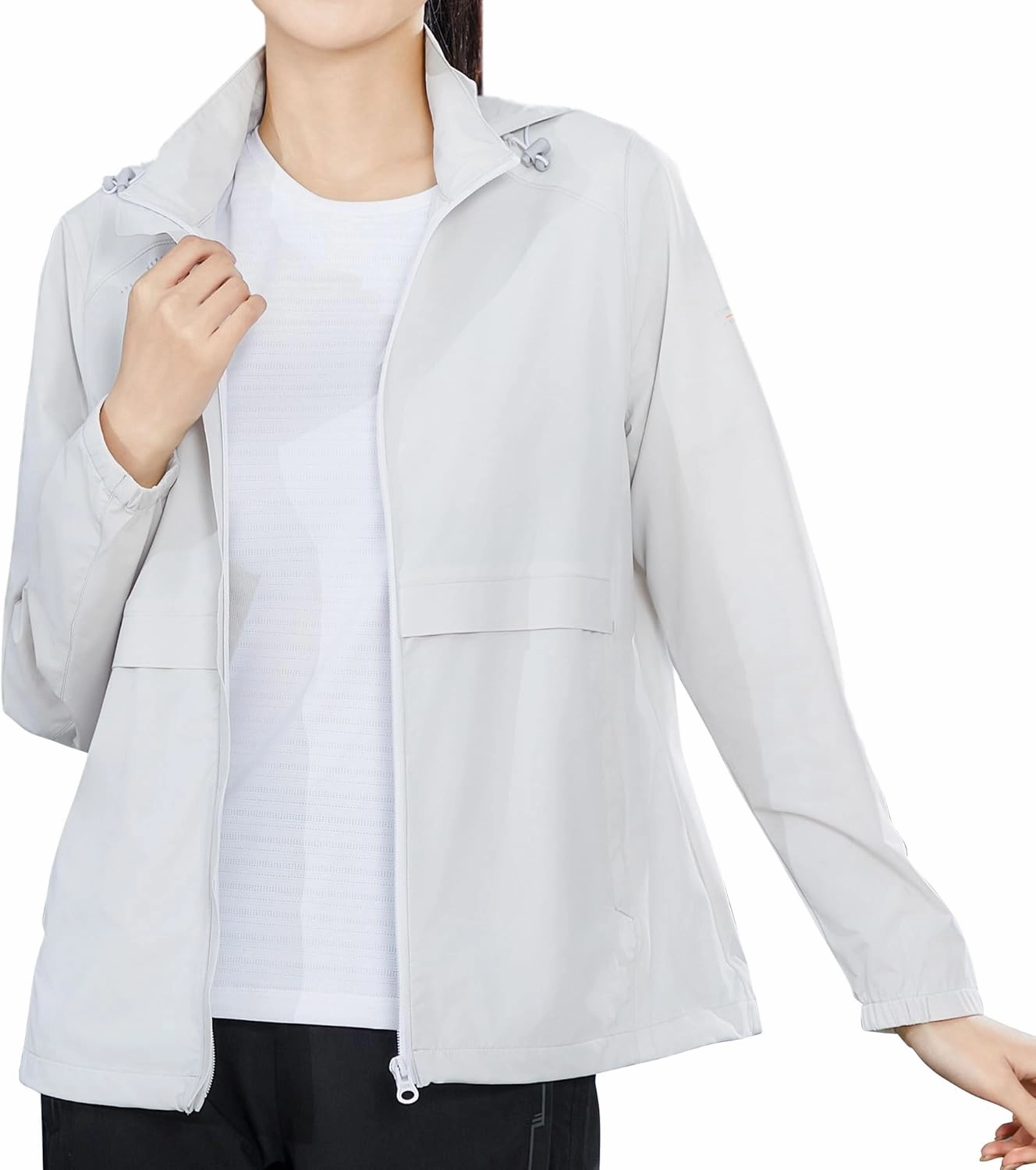 Women's UV Protection Zip-Up Jacket Moisture-Wicking for Tennis Golf Summer Sports