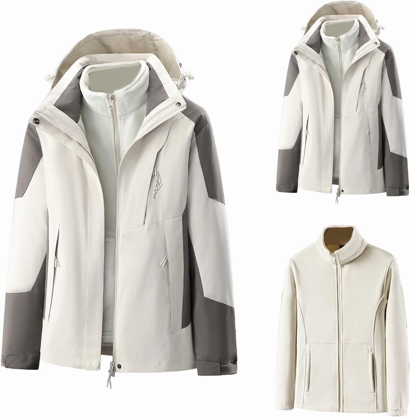 Women's Waterproof Rain Jacket Lightweight Hooded Raincoat for Hiking Travel Outdoor Softshell Windbreaker Jacket