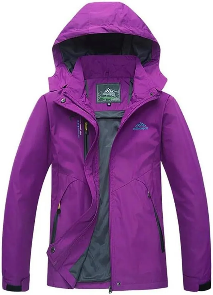 Women's Waterproof Hiking Jacket Windproof Windbreaker Camping Hunting Running Trekking Fishing Coats