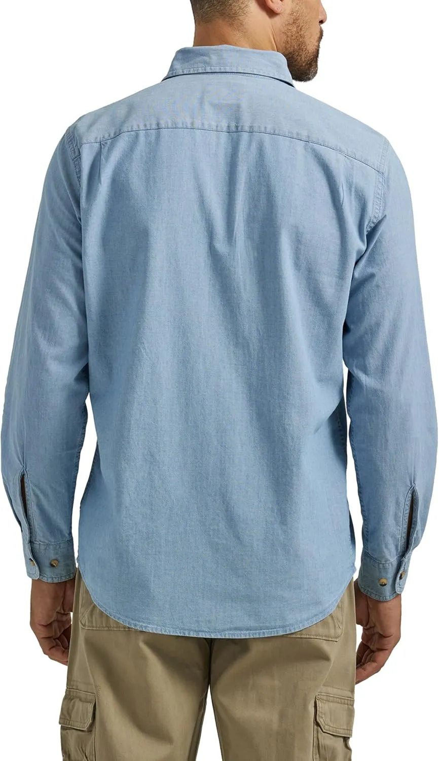 Wrangler Authentics Men's Long Sleeve Classic Woven Shirt