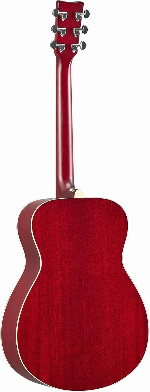 Yamaha FGC-TA Concert Cutaway Transacoustic Guitar w/ Chorus and Reverb, Ruby Red