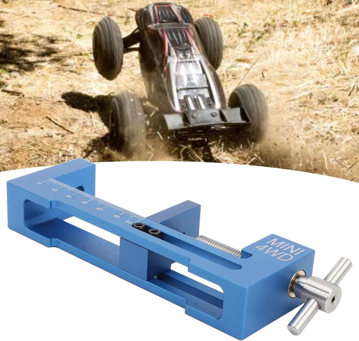 Yosoo Aluminium Alloy Tire Installer Wheel Loader Device for RC Mini 4 Wheel Drive Racing Car DIY Parts (Blue)