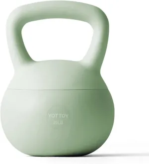 YOTTOY Soft Kettlebell,Kettlebell Anti-Slip Grip Weight for Home Workouts, Kettlebells Set Strength and Safety Guaranteed