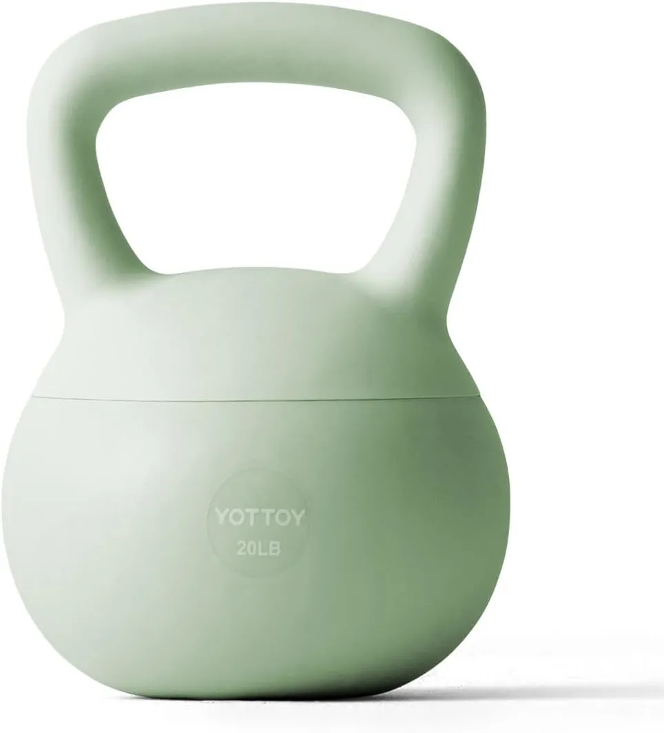 YOTTOY Soft Kettlebell,Kettlebell Anti-Slip Grip Weight for Home Workouts, Kettlebells Set Strength and Safety Guaranteed