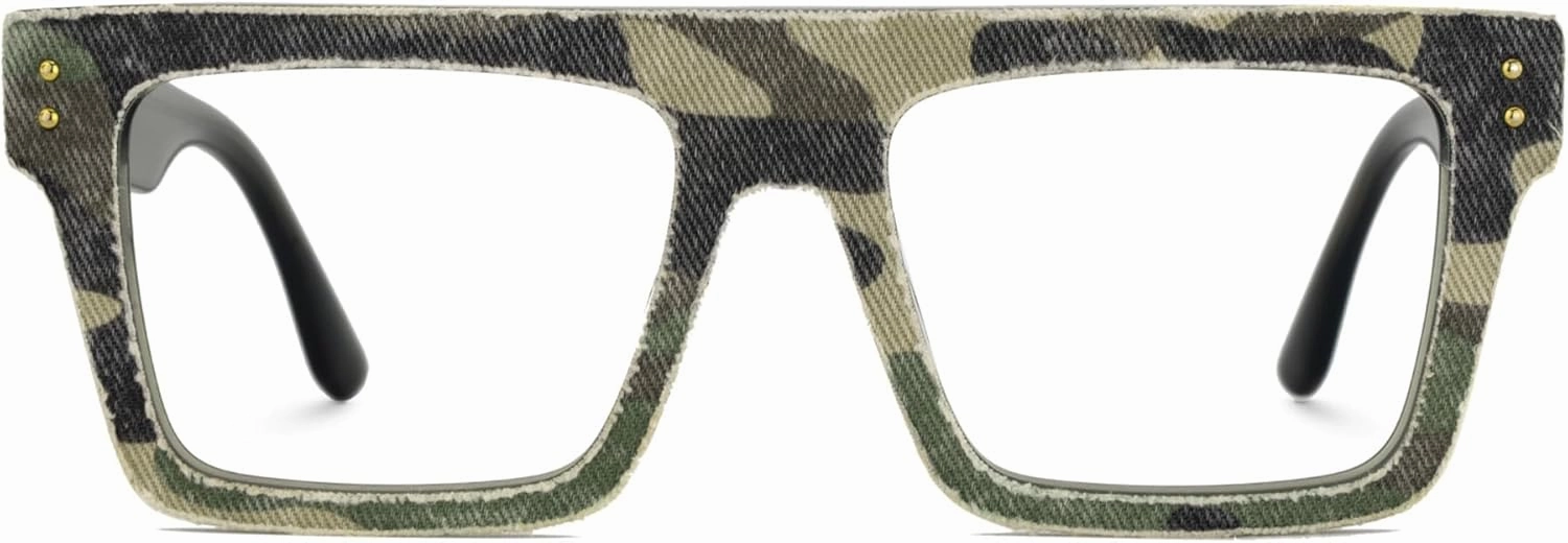 Zeelool Classic Oversized Aviator Eyeglasses Fashion Clear Glasses for Men with Non-prescription Lens Killian ZJGA358799
