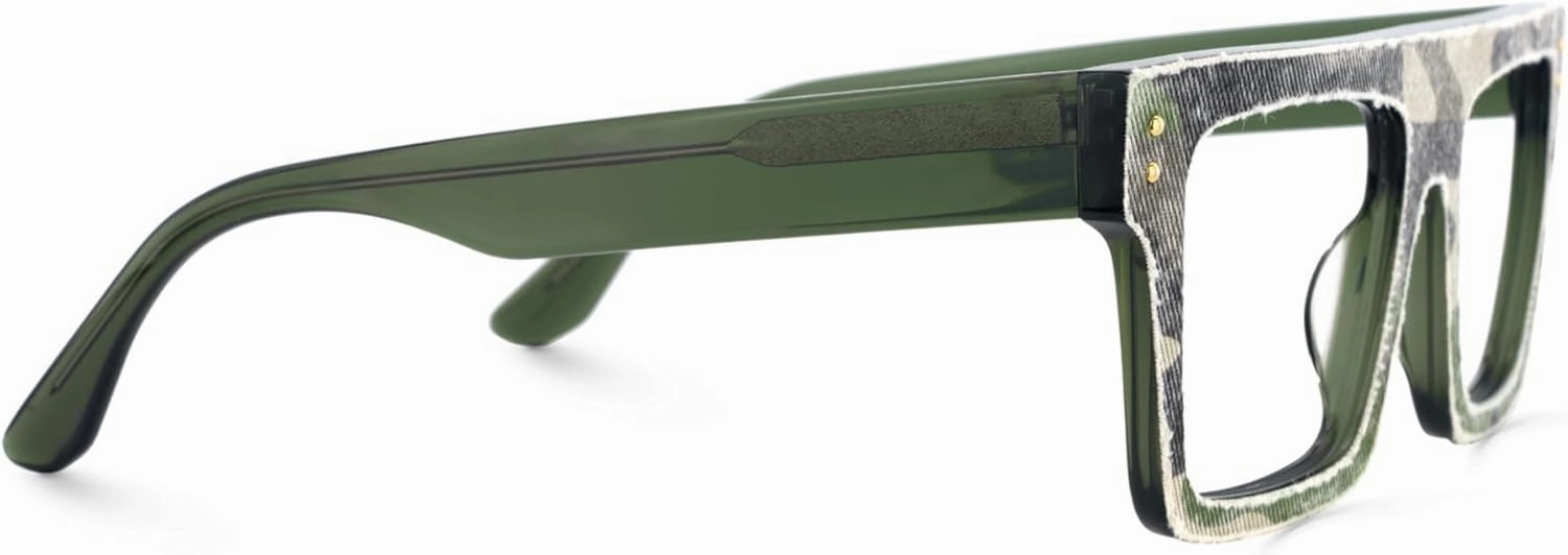 Zeelool Classic Oversized Aviator Eyeglasses Fashion Clear Glasses for Men with Non-prescription Lens Killian ZJGA358799